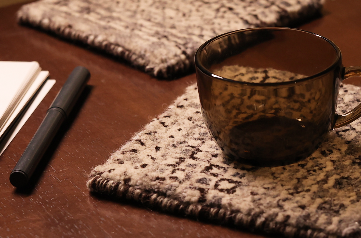 Silver smoke Carpet Coaster