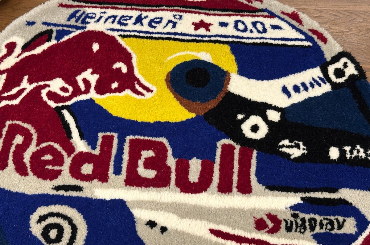 RedBull Helmet Rug