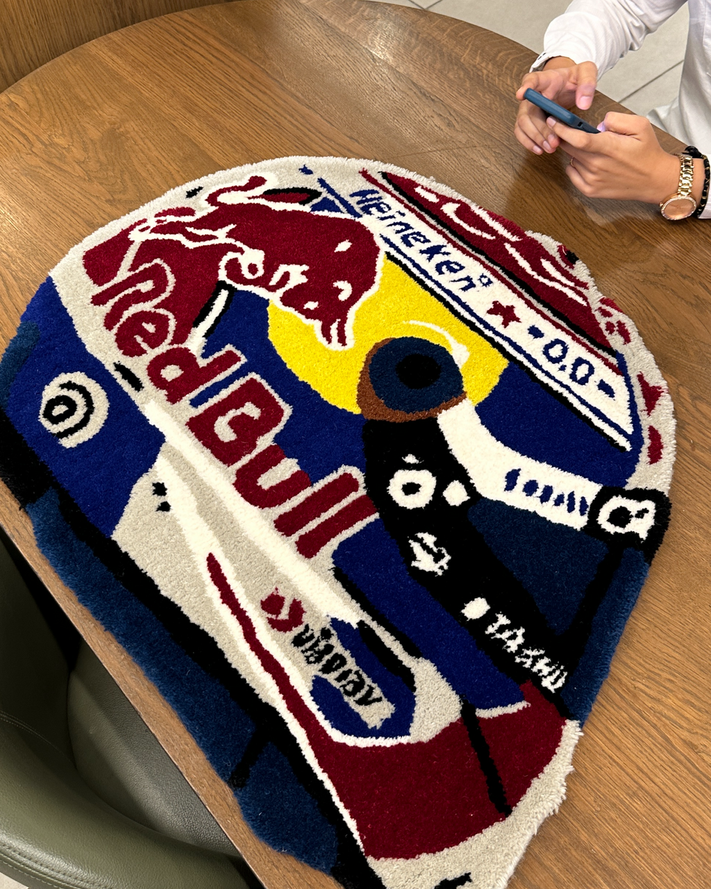 RedBull Helmet Rug